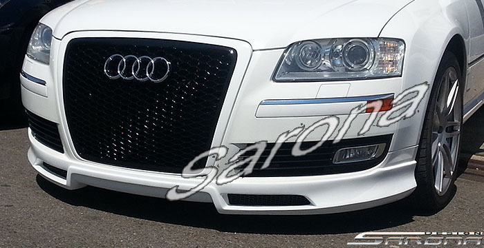 Custom Audi A8 Sedan Front Add On Lip 2004 2009 590